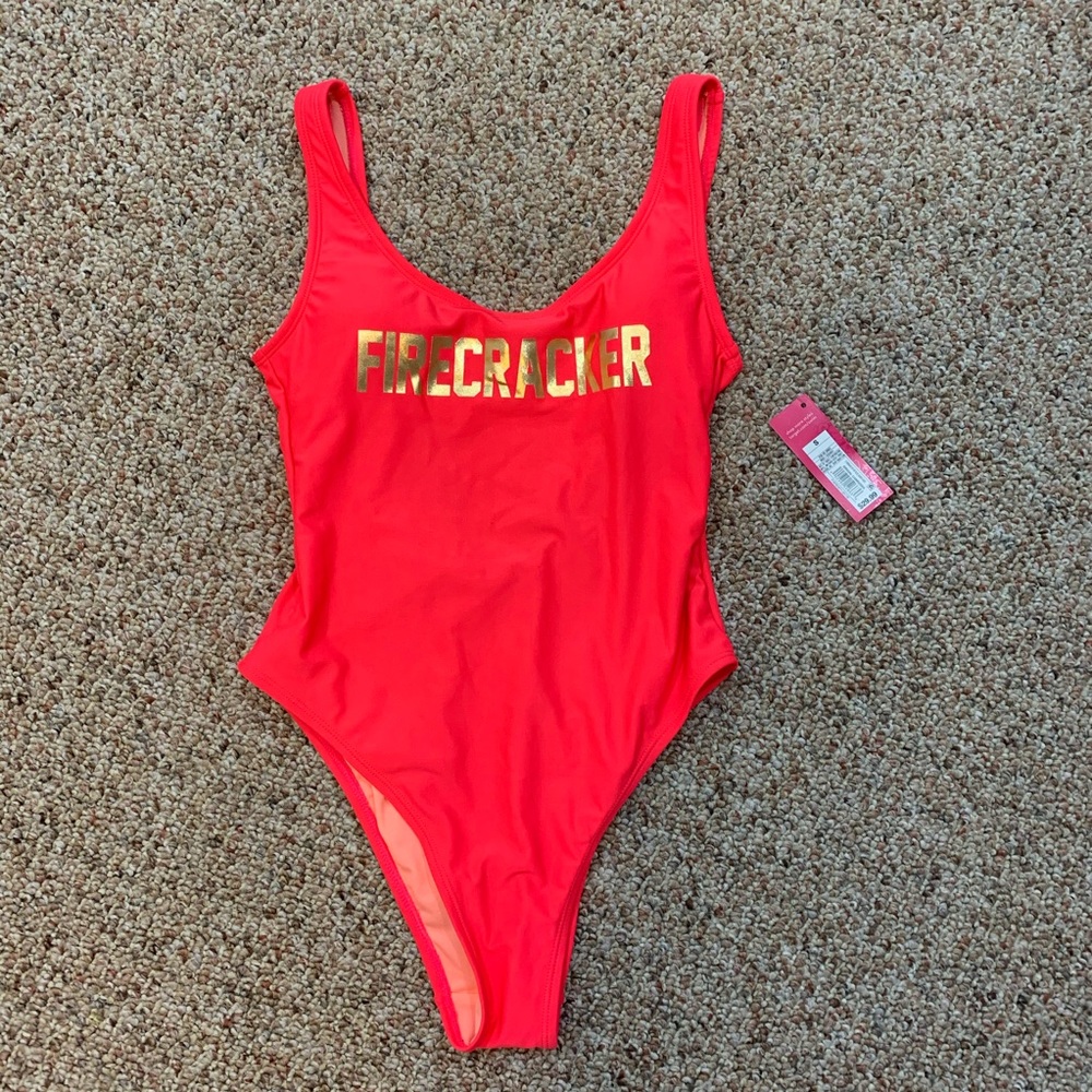 Pink One Piece Bodysuit